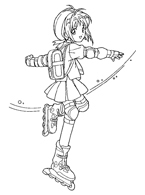 Cardcaptor Sakura Coloring Page